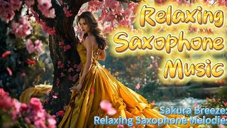 STEREO SOUNDThe Relaxing Saxophone Music Collection 2024Sakura Breeze Relaxing Saxophone Melodies [upl. by Etyam]