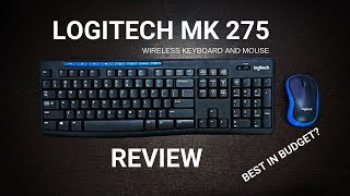 Logitech MK 275 Wireless keyboard and Mouse Review  Best in Budget [upl. by Ettecul]