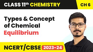 Types amp Concept of Chemical Equilibrium  Equilibrium  Class 11 Chemistry Chapter 6 [upl. by Attesoj]