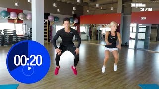 Fat Burning  20 MINUTES FULL WORKOUT  insanity program  Ep 1 [upl. by Oz]