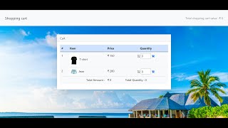 Create online shopping cart using HTMLCSSJavascript and Bootstrap 5 [upl. by Carlye]