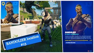 BANDOLIER location fortnite [upl. by Anilys]