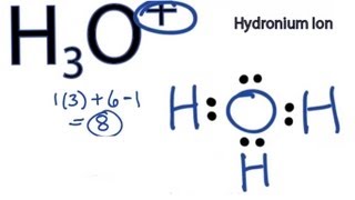 A stepbystep explanation of how to draw the H3O Lewis Structure [upl. by Gilcrest]