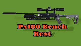 PX100 BENCH REST X3PX100 BENCH REST BOTTLE VERSIONPX100 BENCH REST X3 ACCURACY TEST [upl. by Fin]