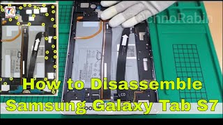 How to Disassemble SMT875N Samsung Galaxy Tab S7 [upl. by Adorl]