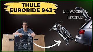 TRANSBIKE THULE EURORIDE 943 DE ENGATE  UNBOXING E REVIEW [upl. by Laucsap]