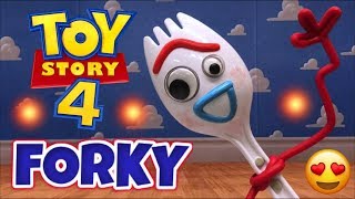 TOY STORY 4  FORKY JUGUETE que HABLA y CANTA Junio 2019 Thinkaway Toys Review [upl. by Deryl]