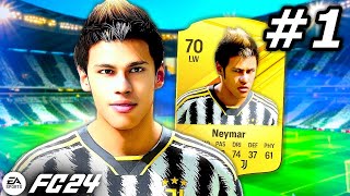 FC 24 Neymar Player Career Mode EP1 [upl. by Lynnell]