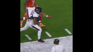 Cade Stover catches for a 18yard Gain vs Chicago Bears [upl. by Yrrah]