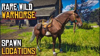 RDR2  Flaxen Chestnut Hungarian Halfbred Locations for Horseman 10  Rare Horse Early Chapter 2 [upl. by Emoreg]