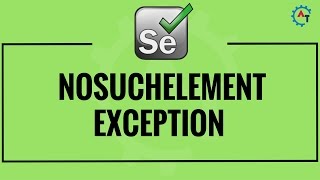 Selenim NoSuchElementException [upl. by Naj]