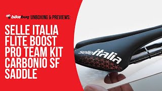 Selle Italia Flite Boost Pro Team Kit Carbonio SF Saddle  Bikebug [upl. by Phene]