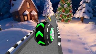 Rolling Ball Sky Escape  Gameplay Speedrun Level 1  15 gameplay mobilegame games [upl. by Gusta703]