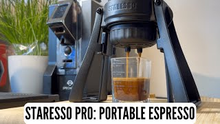 Staresso Mirage Pro Portable Espresso Machine  Unboxing and Test [upl. by Doownil]