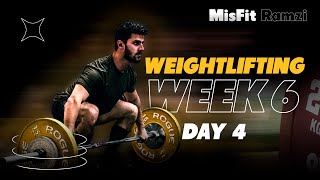 Weightlifting Day 27 Week 6 [upl. by Kirstin]