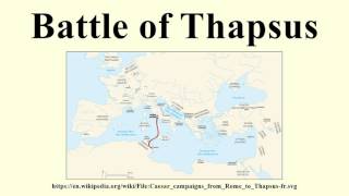 Battle of Thapsus [upl. by Eintrok832]