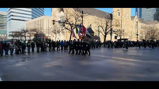 2024 Cleveland St Patricks Day Parade Cleveland Police Department Pipes amp Drums [upl. by Tamberg]