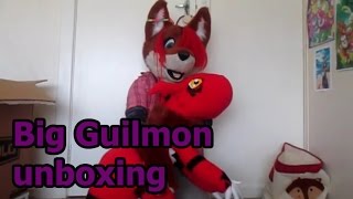 Guilmon plushie unboxing [upl. by Grimbly]