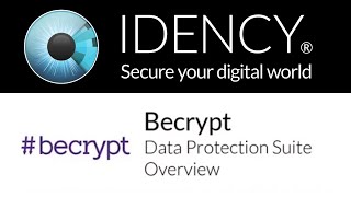 Idency Becrypt Protection Suite Overview [upl. by Eiznikam843]