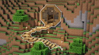 Minecraft Tutorial  Cliffside Base  114 [upl. by Tomasz]