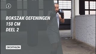 Bokszak oefeningen 150cm deel 2  Outshock  Sporten met Decathlon NL [upl. by Allemahs146]