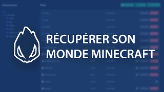 Comment récupérer son monde Minecraft [upl. by Heinrich]