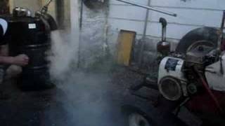 wood gasifier burn outvery dangerous so be careful [upl. by Valda204]