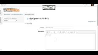 Económicas UNLZ Campus Virtual  Como subir un archivo1 [upl. by Ahsemit]