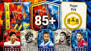 50x ICON PACKS amp 85 PLAYER PICKS 🤯 FC 24 Ultimate Team [upl. by Arraeit973]