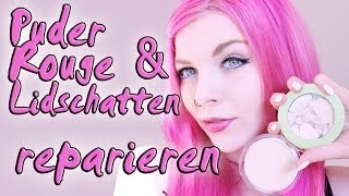 Puder  Rouge  Lidschatten reparieren  Puder aufhellen [upl. by Sallee356]