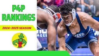 P4P Preseason RANKINGS  2425 NCAA Wrestling Season [upl. by Asilahs]