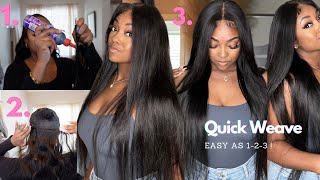 Learn How to Install a Quick Weave with Closure Perfect for Beginners ft Ishowbeauty Hair [upl. by Ellehsar539]