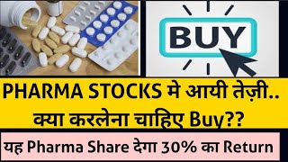 Pharma Stocks मे आयी तेज़ी  PHARMA STOCKS VIEW [upl. by Ybroc318]