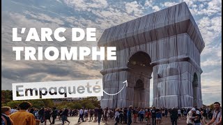 L’Arc de Triomphe empaqueté par Christo et JeanneClaude [upl. by Jacobina]