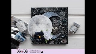 The pale moon  Wow Embossing Powder [upl. by Ingaberg]