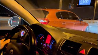 BMW 120D E87 20 163 Stage 2 vs Vw Jetta 20 TDİ 140 Stage 3 Rolling Race [upl. by Byram]