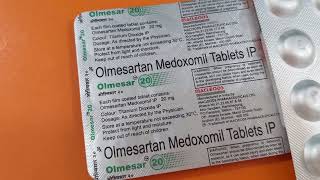 Olmesartan Medoxomil 20 mg  Olmesar 20 mg Uses [upl. by Reagan]