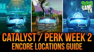 All Encore Secrets Week 2 Secret Chests Catalyst Intrinsic Perk Speciman 008  Destiny 2 [upl. by Ford]