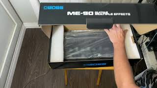 Boss ME90 Unboxing Testing The Preamps [upl. by Madden]