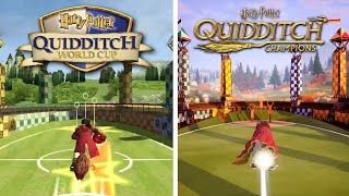 Comparing Quidditch World Cup to Quidditch Champions [upl. by Noissap468]