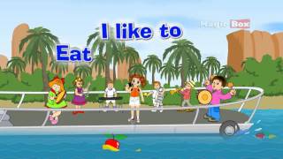 I Like To Eat  English Nursery Rhymes  CartoonAnimated Rhymes For Kids [upl. by Kcaz]