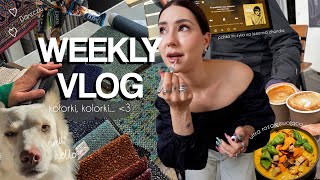 WEEKLY VLOG📚 jesienne książki i pielęgnacja  budowa  tematy z terapii☁️ to lubię w youtube❣️ [upl. by Eisse]