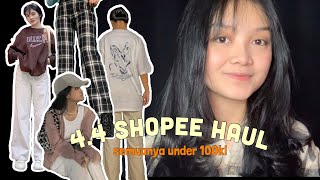 Shopee haul 44  semuanya under 100k [upl. by Zackariah971]