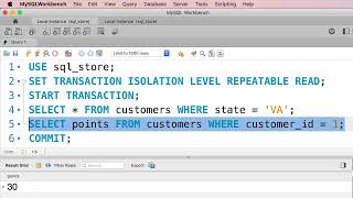 SQL 89  REPEATABLE READ Isolation Level By Mosh Hamedani [upl. by Honebein863]