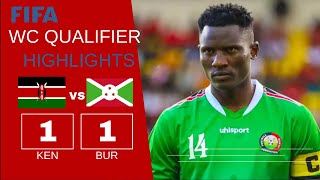 Harambee Stars vs Burundi  Kenya vs Burundi ends 11 [upl. by Buttaro]