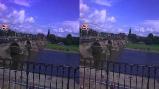 Europa013D East Germany Dresden 169 HD 3D side by side [upl. by Keslie]