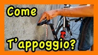 Come appoggiare una bicicletta da corsa [upl. by Emiline]