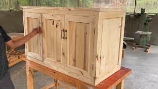 Amazing Interior Woodworking Project  How to Build a Kitchen Sink Base  Kitchen Sinks [upl. by Lenoyl]