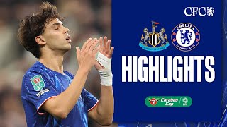 Newcastle 20 Chelsea  HIGHLIGHTS  Carabao Cup 2425 [upl. by Allenotna82]