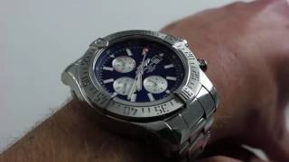 Breitling Super Avenger II Chronograph A1337111 Luxury Watch Review [upl. by Nannerb]